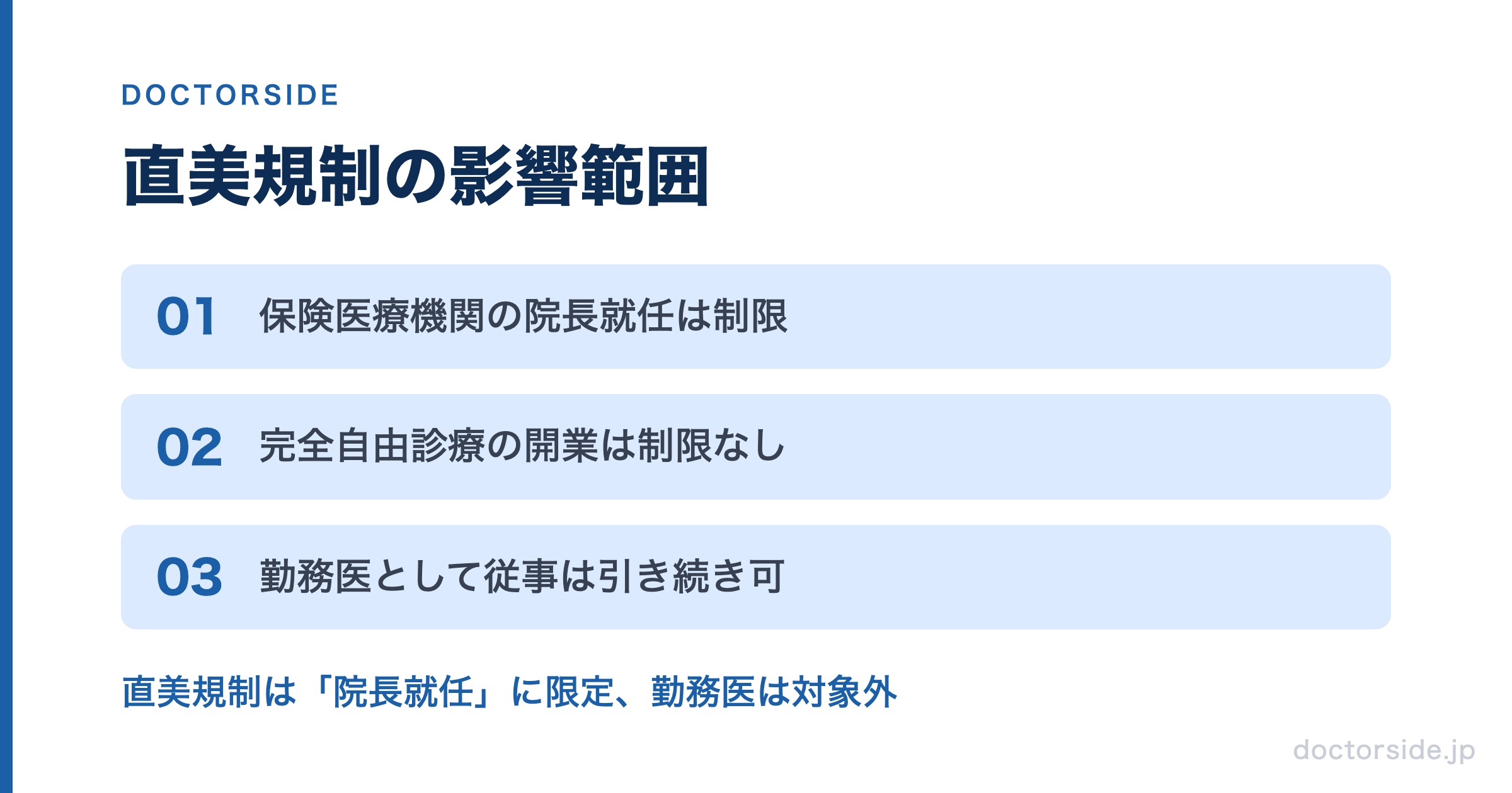 直美規制の影響範囲
